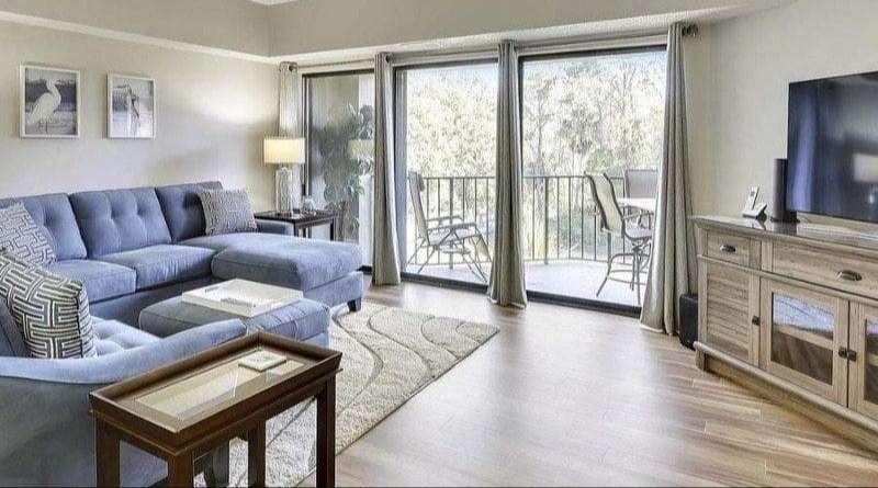 living room of a vacation rental condo